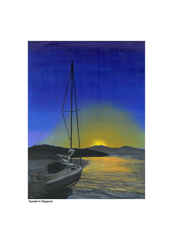 Sunset in Meganisi